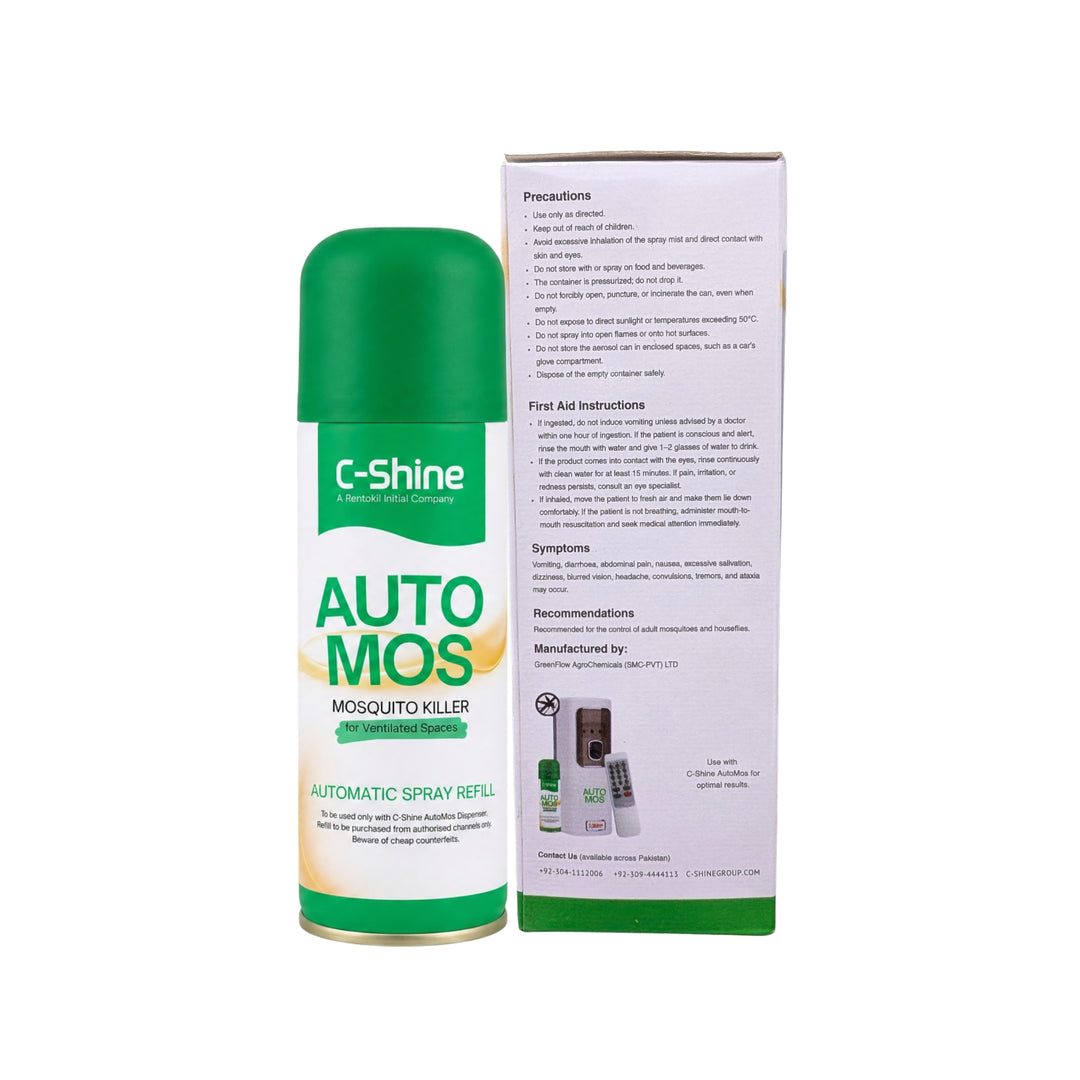 AutoMos Mosquito Spray Refill 250 ML | 90-Day Mosquito Protection